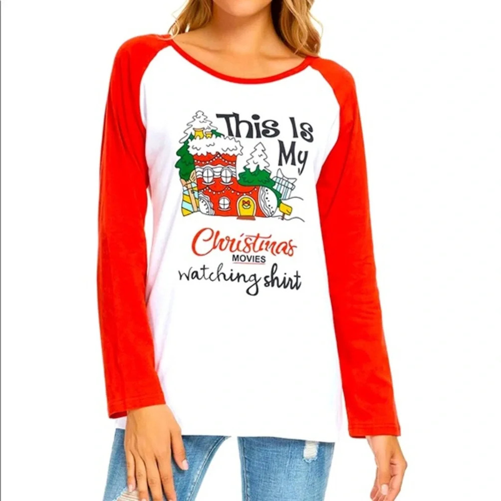 NIP🎅🏽 This is my Christmas Movie Watching Shirt - Picture 4 of 4